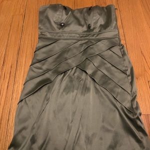 Olive green dress